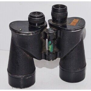 WWII Binoculars U.S. Navy RU Ship Mark 32 Mod 4 Anchor Opt. Corp NY NY Qtrmaster